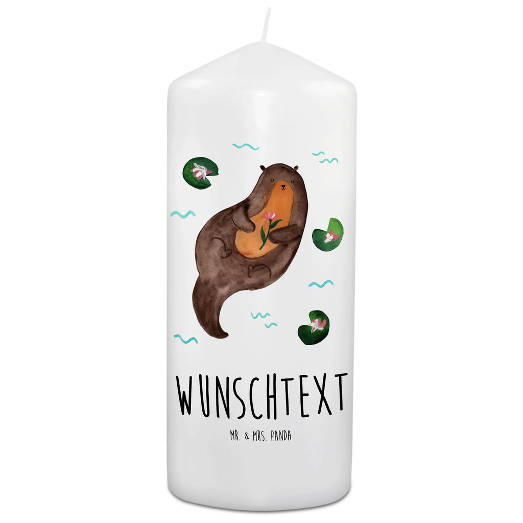 Personalisierte Kerze Otter Seerose Kerze, Taufkerze, Kommunionskerze, Geburtstagskerze, Geschenk Kerze, Taufgeschenk Kerze, Kerze mit Druck, Besondere Kerze, Geschenkidee Kerze, Kerze für Kommunion, kerze personalisiert, personalisierte kerze, personalisierte kerzen, Otter, Fischotter, Seeotter, Otter Seeotter See Otter