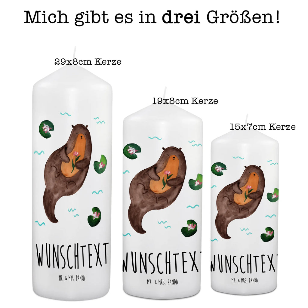 Personalisierte Kerze Otter Seerose Kerze, Taufkerze, Kommunionskerze, Geburtstagskerze, Geschenk Kerze, Taufgeschenk Kerze, Kerze mit Druck, Besondere Kerze, Geschenkidee Kerze, Kerze für Kommunion, kerze personalisiert, personalisierte kerze, personalisierte kerzen, Otter, Fischotter, Seeotter, Otter Seeotter See Otter