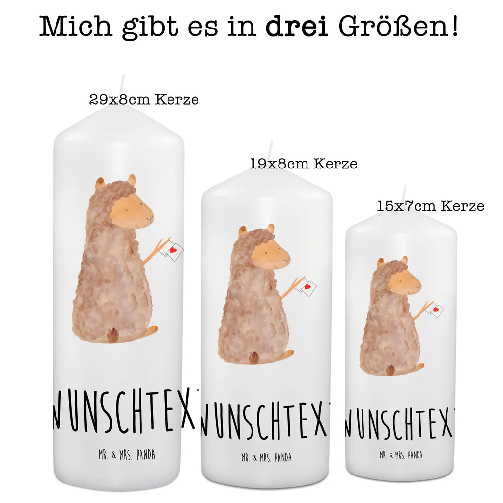 Personalisierte Kerze Alpaka Fahne Kerze, Taufkerze, Kommunionskerze, Geburtstagskerze, Geschenk Kerze, Taufgeschenk Kerze, Kerze mit Druck, Besondere Kerze, Geschenkidee Kerze, Kerze für Kommunion, kerze personalisiert, personalisierte kerze, personalisierte kerzen, Alpaka, Lama, Alpakas, Lamas, Liebe