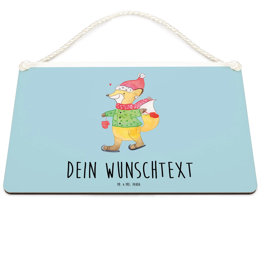 Personalisiertes Deko Schild Fuchs  Schlittschuhe Dekoschild, Deko Schild, Schild, Tür Schild, Türschild, Holzschild, Wandschild, Wanddeko, Winter, Weihnachten, Weihnachtsdeko, Nikolaus, Advent, Heiligabend, Wintermotiv, Weihnachtsmann, Weihnachtstage, Weihnachtsbaum, Tannenbaum, Weihnachtszeit