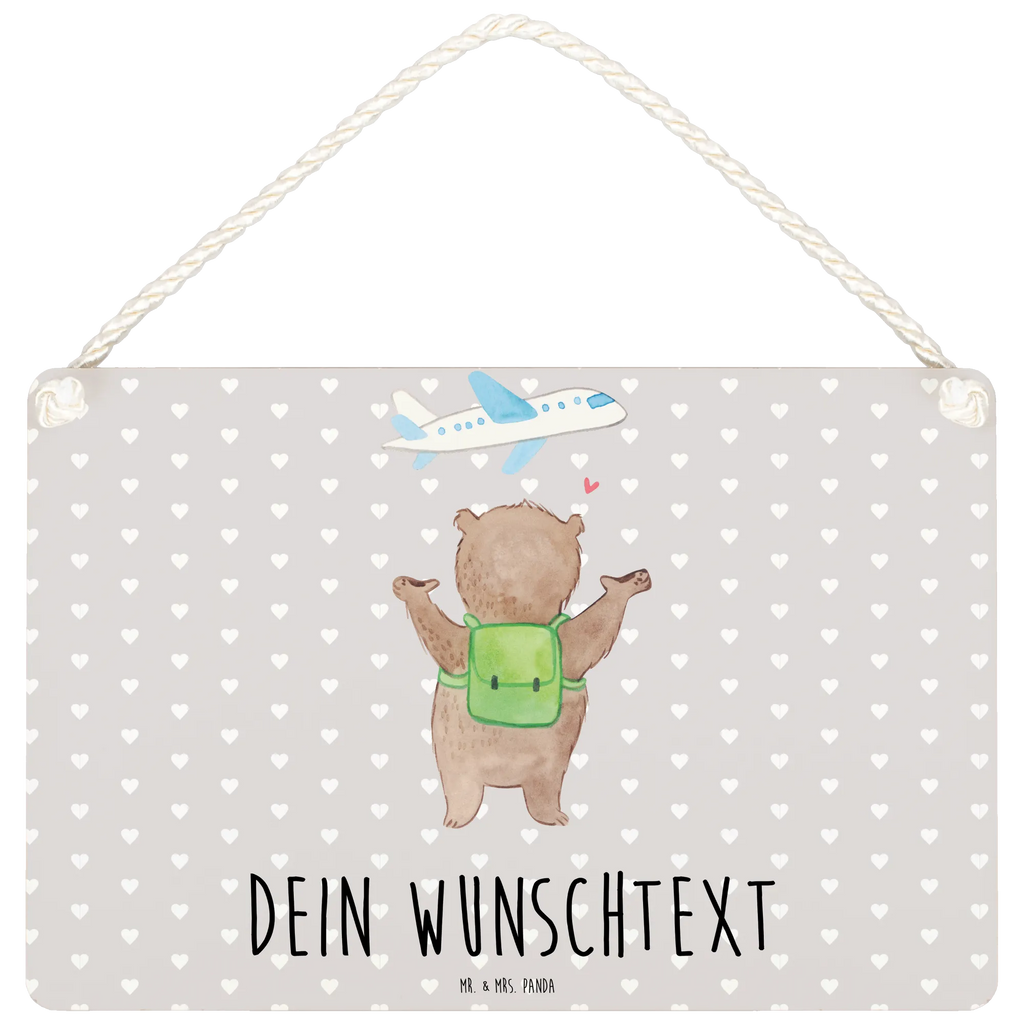 Personalisiertes Deko Schild Bär Flugzeug Dekoschild, Deko Schild, Schild, Tür Schild, Türschild, Holzschild, Wandschild, Wanddeko, Liebe, Partner, Freund, Freundin, Ehemann, Ehefrau, Heiraten, Verlobung, Heiratsantrag, Liebesgeschenk, Jahrestag, Hocheitstag, Valentinstag, Geschenk für Frauen, Hochzeitstag, Mitbringsel, Geschenk für Freundin, Geschenk für Partner, Liebesbeweis, für Männer, für Ehemann