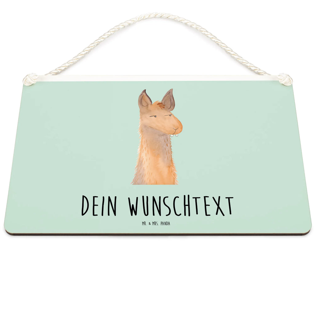 Personalisiertes Deko Schild Lamakopf Genervt Dekoschild, Deko Schild, Schild, Tür Schild, Türschild, Holzschild, Wandschild, Wanddeko, Lama, Alpaka, Lamas, Recht haben, genervt sein, Freundin, beste Freundin, Partnerin, Büro, Büroalltag, Chef, Chefin, Azubi