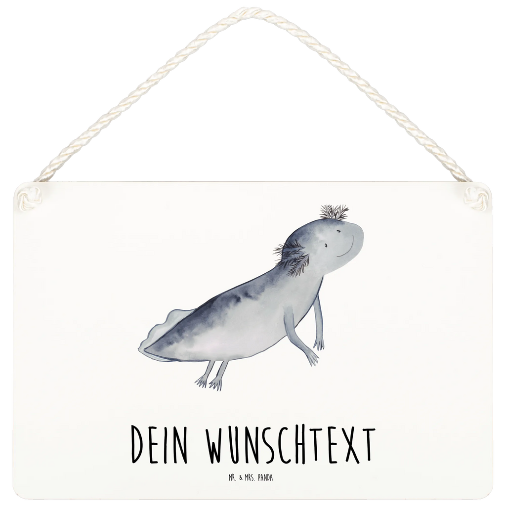 Personalisiertes Deko Schild Axolotl schwimmt Dekoschild, Deko Schild, Schild, Tür Schild, Türschild, Holzschild, Wandschild, Wanddeko, Axolotl, Molch, Axolot, Schwanzlurch, Lurch, Lurche, Problem, Probleme, Lösungen, Motivation