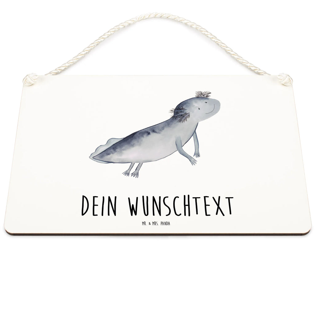 Personalisiertes Deko Schild Axolotl schwimmt Dekoschild, Deko Schild, Schild, Tür Schild, Türschild, Holzschild, Wandschild, Wanddeko, Axolotl, Molch, Axolot, Schwanzlurch, Lurch, Lurche, Problem, Probleme, Lösungen, Motivation