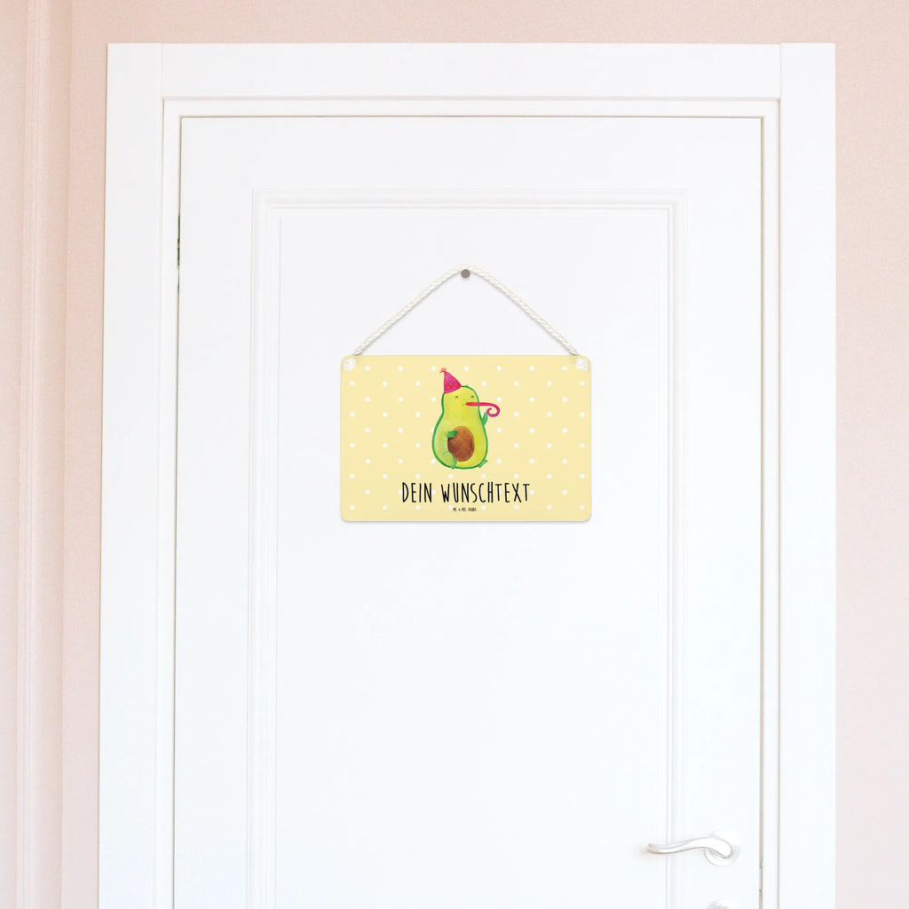 Personalisiertes Deko Schild Avocado Birthday Dekoschild, Deko Schild, Schild, Tür Schild, Türschild, Holzschild, Wandschild, Wanddeko, Avocado, Veggie, Vegan, Gesund