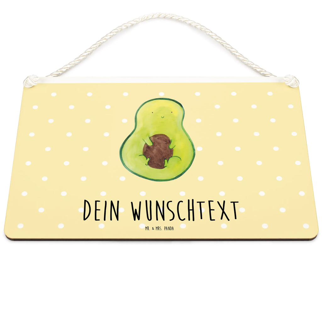 Personalisiertes Deko Schild Avocado mit Kern Dekoschild, Deko Schild, Schild, Tür Schild, Türschild, Holzschild, Wandschild, Wanddeko, Avocado, Veggie, Vegan, Gesund, Avokado, Avocadokern, Kern, Pflanze, Spruch Leben