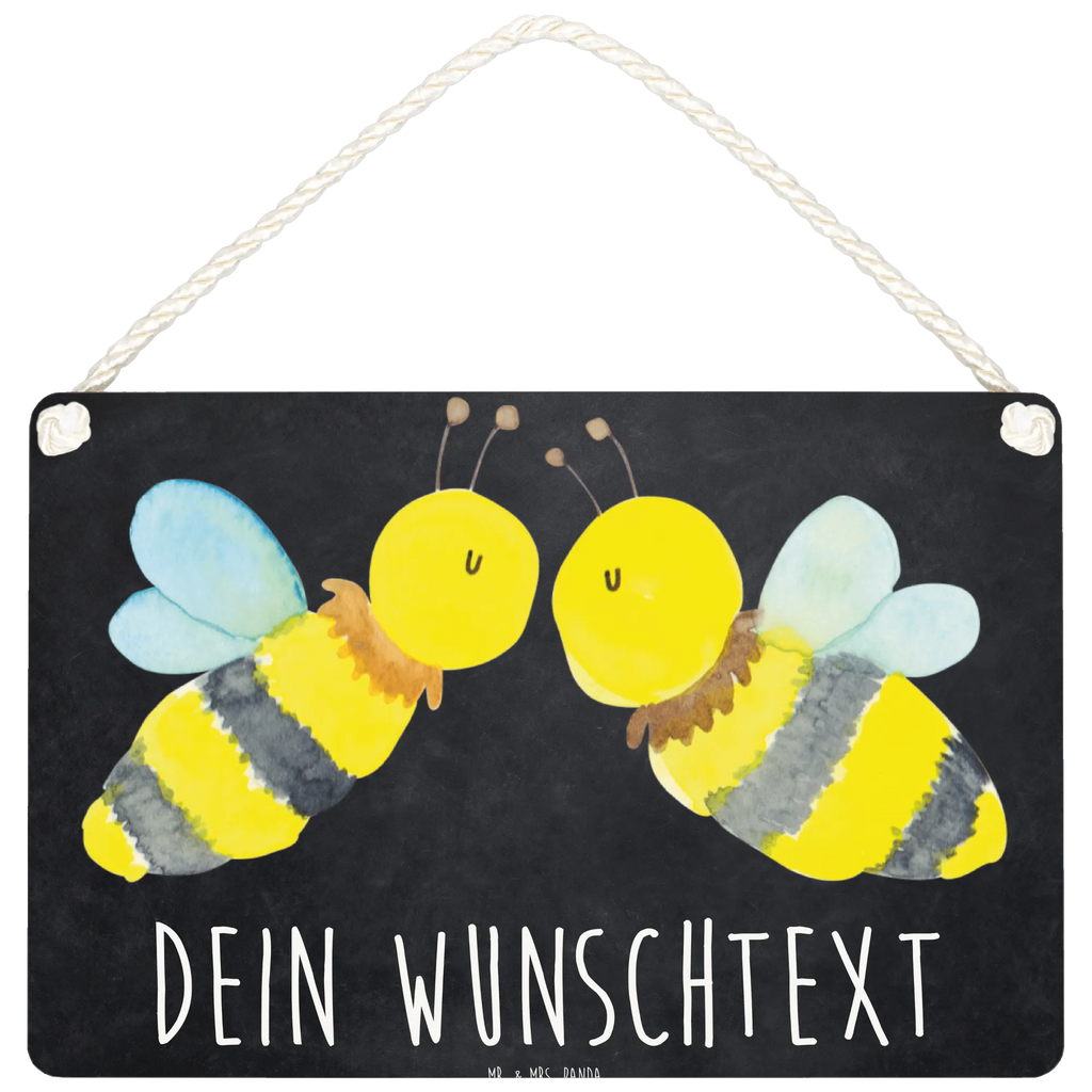 Personalisiertes Deko Schild Biene Liebe Dekoschild, Deko Schild, Schild, Tür Schild, Türschild, Holzschild, Wandschild, Wanddeko, Biene, Wespe, Hummel