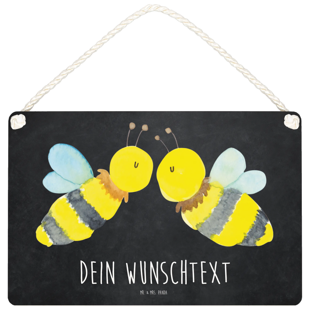 Personalisiertes Deko Schild Biene Liebe Dekoschild, Deko Schild, Schild, Tür Schild, Türschild, Holzschild, Wandschild, Wanddeko, Biene, Wespe, Hummel