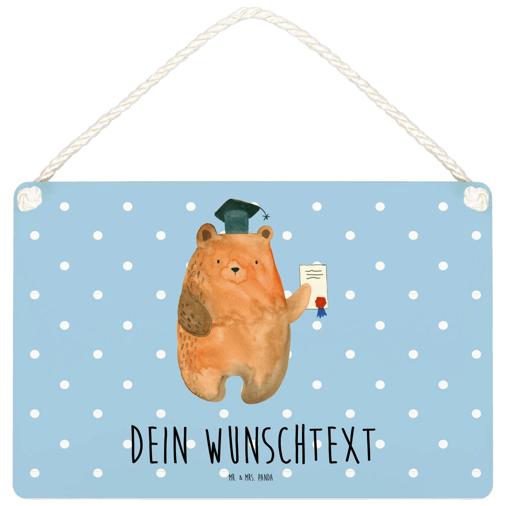 Personalisiertes Deko Schild Prüfungsbär Dekoschild, Deko Schild, Schild, Tür Schild, Türschild, Holzschild, Wandschild, Wanddeko, Bär, Teddy, Teddybär, Abitur, Prüfungen, Prüfung bestanden, Abschluss, Zeugnis, Abschlusszeugnis