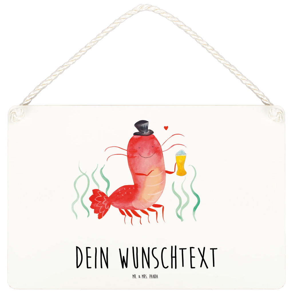 Personalisiertes Deko Schild Hummer mit Weizen Dekoschild, Deko Schild, Schild, Tür Schild, Türschild, Holzschild, Wandschild, Wanddeko, Meerestiere, Meer, Urlaub, Garnele, Garnelen, Bier, Kochen, Männerhaushalt, Junggeselle, Junggesellin, Bierliebhaber, Kneipe, Gasthaus, Wirtschaft