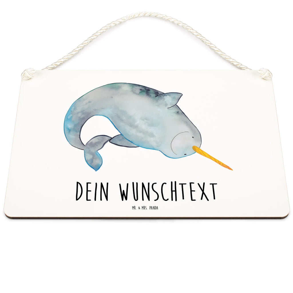 Personalisiertes Deko Schild Narwal Dekoschild, Deko Schild, Schild, Tür Schild, Türschild, Holzschild, Wandschild, Wanddeko, Meerestiere, Meer, Urlaub, Narwal, Wal, Putzen, Hausfrau, Junggesellin, aufräumen, Kinderzimmer