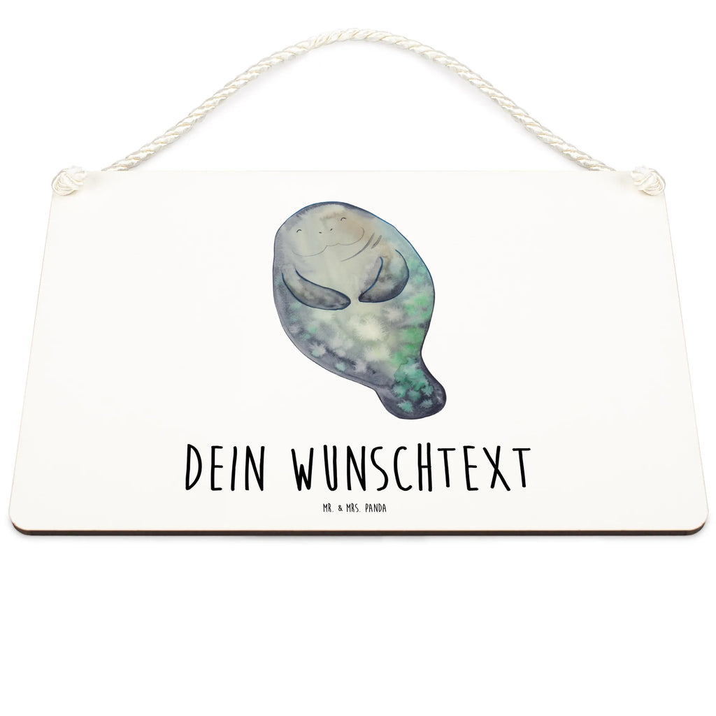 Personalisiertes Deko Schild Seekuh Happy Dekoschild, Deko Schild, Schild, Tür Schild, Türschild, Holzschild, Wandschild, Wanddeko, Meerestiere, Meer, Urlaub, Seekuh, Seekühe, Selbstliebe, Respekt, Neuanfang, Neustart, Achtsamkeit, Zufrieden, Liebeskummer, Freundin