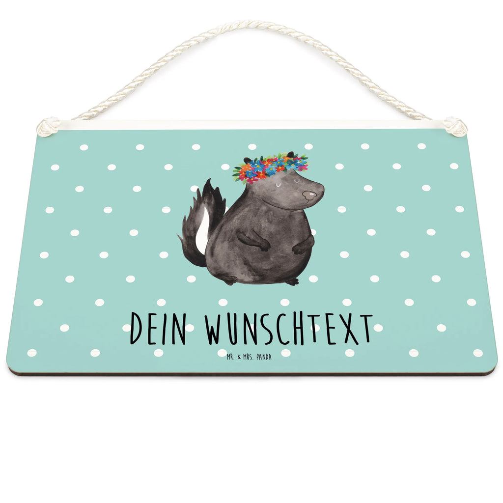 Personalisiertes Deko Schild Stinktier Mädchen Dekoschild, Deko Schild, Schild, Tür Schild, Türschild, Holzschild, Wandschild, Wanddeko, Stinktier, Skunk, Wildtier, Raubtier, Stinker, Stinki, Yoga, Namaste, Lebe, Liebe, Lache