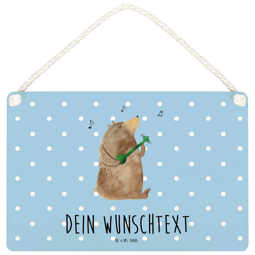 Personalisiertes Deko Schild Bär Lied Dekoschild, Deko Schild, Schild, Tür Schild, Türschild, Holzschild, Wandschild, Wanddeko, Bär, Teddy, Teddybär, Bärchen, Bear, Liebeslied, Lied, Song, Valentinstag, Valentine, Geschenk, Partner, Liebe, Freundin, Frau, Herz, Spruch