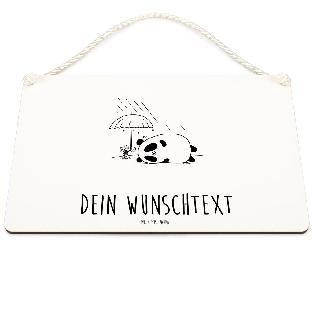 Personalisiertes Deko Schild Panda Freundschaft Dekoschild, Deko Schild, Schild, Tür Schild, Türschild, Holzschild, Wandschild, Wanddeko