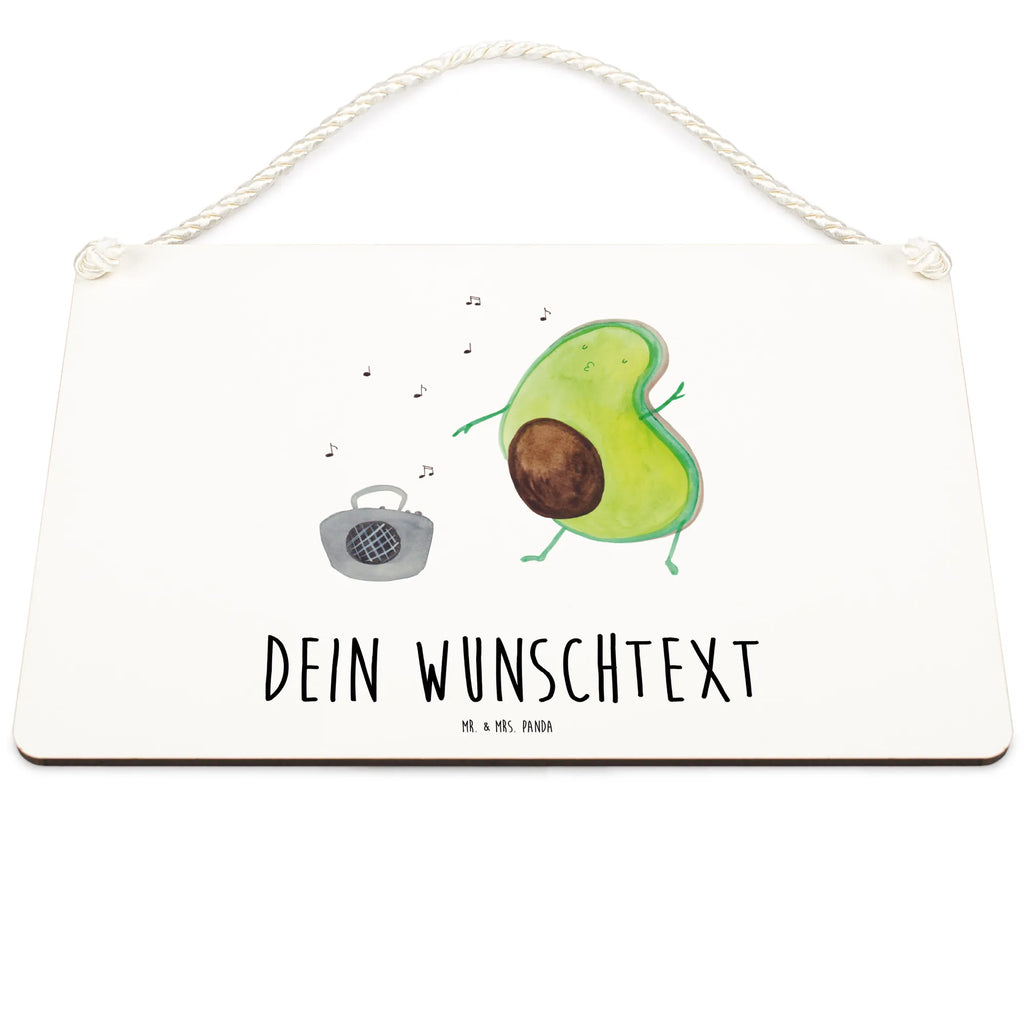 Personalisiertes Deko Schild Avocado tanzt Dekoschild, Deko Schild, Schild, Tür Schild, Türschild, Holzschild, Wandschild, Wanddeko, Avocado, Veggie, Vegan, Gesund