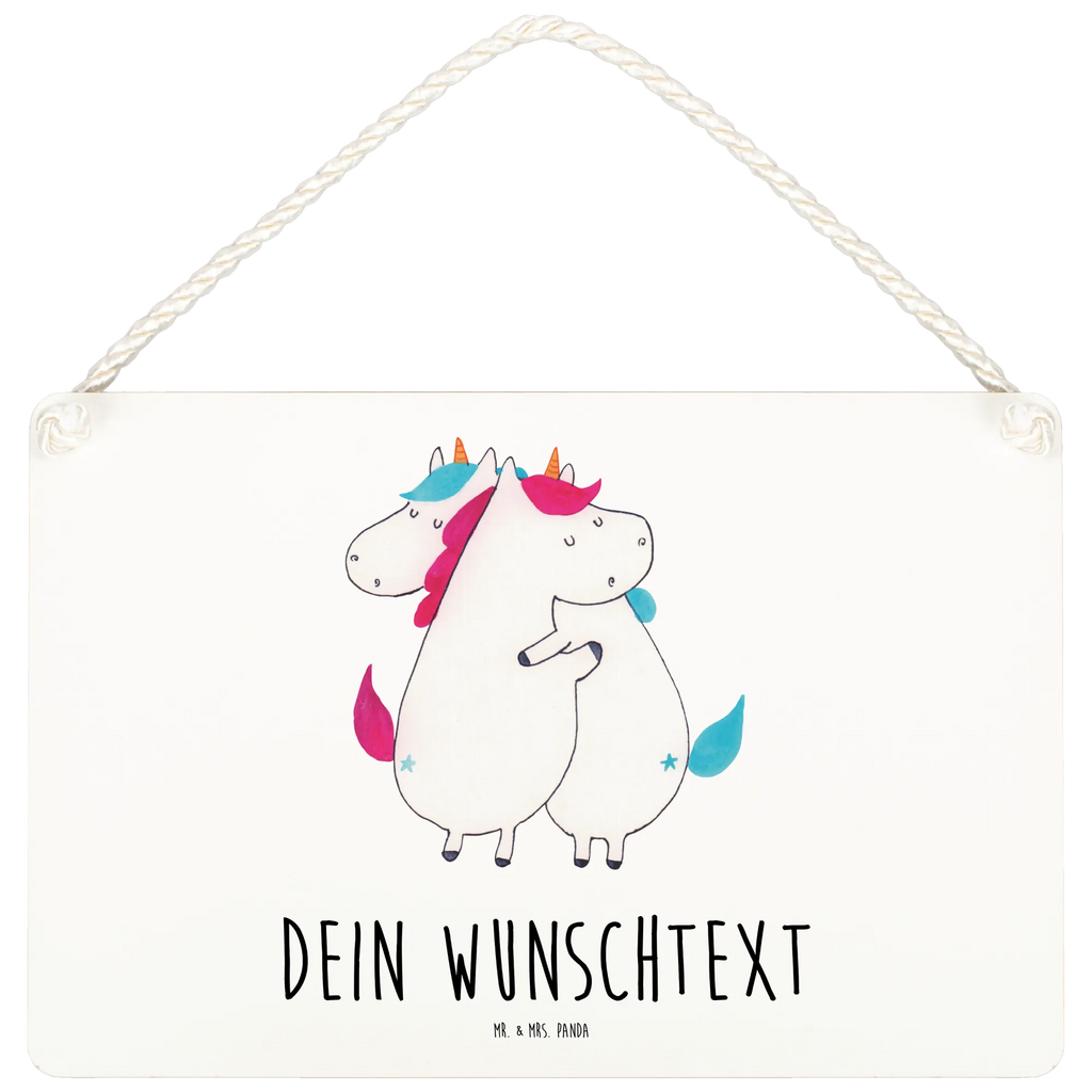 Personalisiertes Deko Schild Einhörner Umarmen Dekoschild, Deko Schild, Schild, Tür Schild, Türschild, Holzschild, Wandschild, Wanddeko, Einhorn, Einhörner, Einhorn Deko, Pegasus, Unicorn, Freundinnen, Freundin, BFF, Schwester, Schwestern, Familie, Geschwister, Sister, Liebe