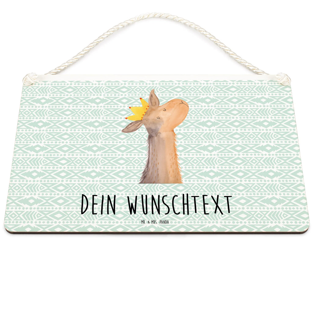 Personalisiertes Deko Schild Lamakopf König Dekoschild, Deko Schild, Schild, Tür Schild, Türschild, Holzschild, Wandschild, Wanddeko, Lama, Alpaka, Lamas, König, Königin, Freundin, Mama, Papa, Büro Kollege, Kollegin, Chef, Vorgesetzter, Abi, Abitur