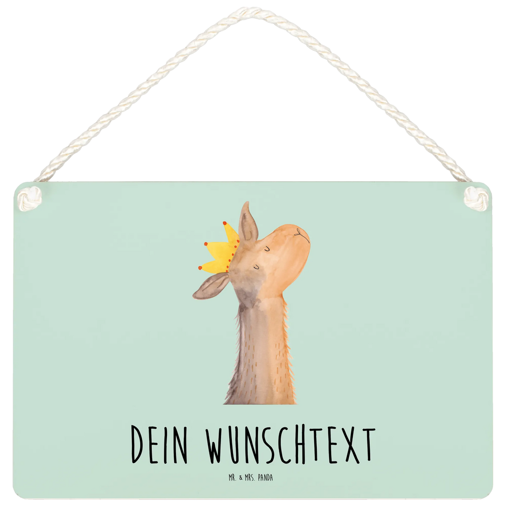 Personalisiertes Deko Schild Lamakopf König Dekoschild, Deko Schild, Schild, Tür Schild, Türschild, Holzschild, Wandschild, Wanddeko, Lama, Alpaka, Lamas, König, Königin, Freundin, Mama, Papa, Büro Kollege, Kollegin, Chef, Vorgesetzter, Abi, Abitur