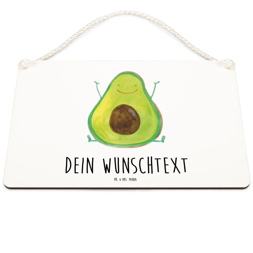 Personalisiertes Deko Schild Avocado Happy Dekoschild, Deko Schild, Schild, Tür Schild, Türschild, Holzschild, Wandschild, Wanddeko, Avocado, Veggie, Vegan, Gesund, Chaos