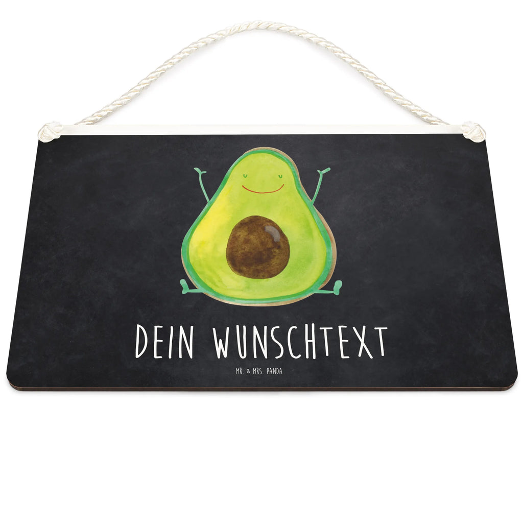 Personalisiertes Deko Schild Avocado Happy Dekoschild, Deko Schild, Schild, Tür Schild, Türschild, Holzschild, Wandschild, Wanddeko, Avocado, Veggie, Vegan, Gesund, Chaos