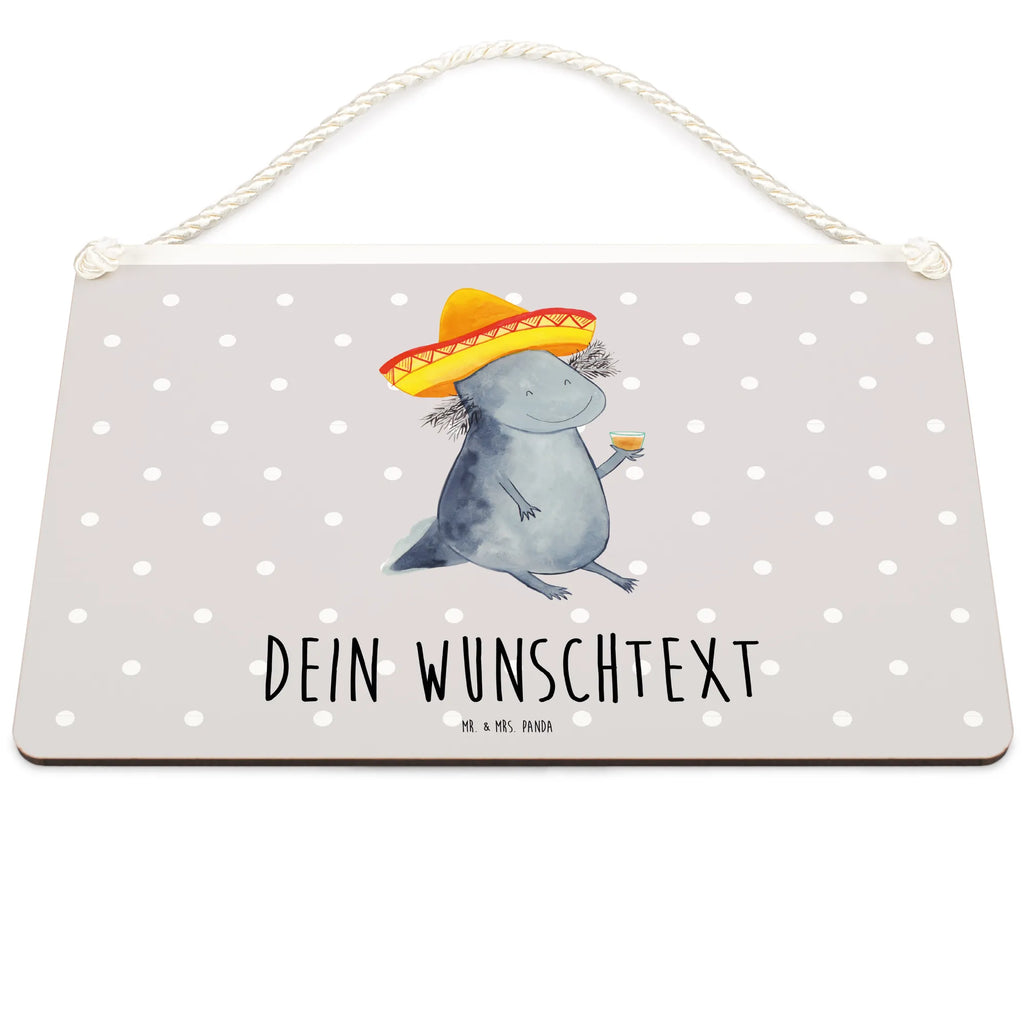 Personalisiertes Deko Schild Axolotl Tequila Dekoschild, Deko Schild, Schild, Tür Schild, Türschild, Holzschild, Wandschild, Wanddeko, Axolotl, Molch, Mexico, Mexiko, Sombrero, Zitrone, Tequila, Motivation, Spruch, Schwanzlurch, Lurch, Lurche, Axolot, Feuerdrache, Feuersalamander