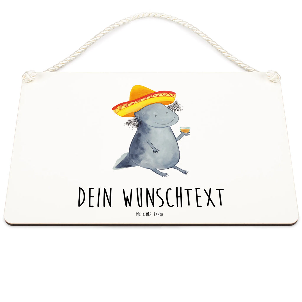 Personalisiertes Deko Schild Axolotl Tequila Dekoschild, Deko Schild, Schild, Tür Schild, Türschild, Holzschild, Wandschild, Wanddeko, Axolotl, Molch, Mexico, Mexiko, Sombrero, Zitrone, Tequila, Motivation, Spruch, Schwanzlurch, Lurch, Lurche, Axolot, Feuerdrache, Feuersalamander