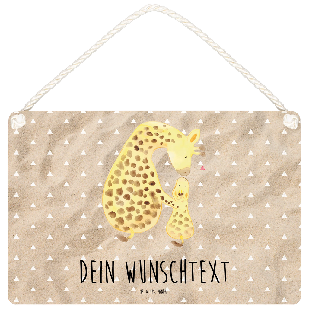 Personalisiertes Deko Schild Giraffe Kind Dekoschild, Deko Schild, Schild, Tür Schild, Türschild, Holzschild, Wandschild, Wanddeko, Afrika, Wildtiere, Giraffe, Kind, Mutter, Mama, Tochter, Sohn, Lieblingsmensch