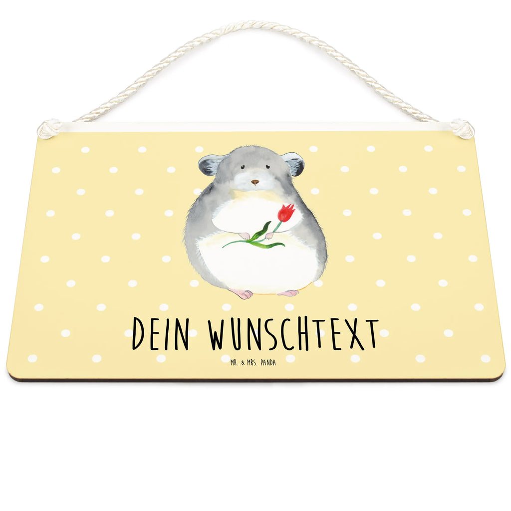 Personalisiertes Deko Schild Chinchilla mit Blume Dekoschild, Deko Schild, Schild, Tür Schild, Türschild, Holzschild, Wandschild, Wanddeko, Tiermotive, Gute Laune, lustige Sprüche, Tiere, Chinchilla, Chinchillas, Liebeskummer, Kummer, Depressionen, traurig sein, Chaos, Glücklichsein, Büro, Büroalltag