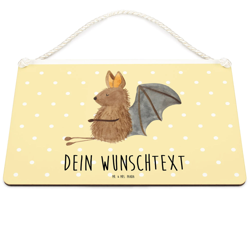 Personalisiertes Deko Schild Fledermaus sitzend Dekoschild, Deko Schild, Schild, Tür Schild, Türschild, Holzschild, Wandschild, Wanddeko, Tiermotive, Gute Laune, lustige Sprüche, Tiere, Fledermaus, Fledermäuse, Motivation, entspannen