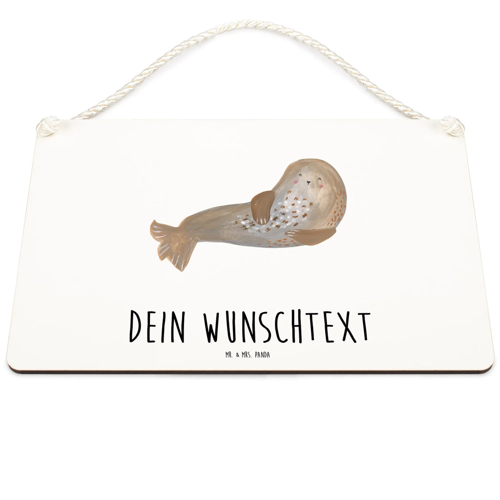 Personalisiertes Deko Schild Robbe Lachen Dekoschild, Deko Schild, Schild, Tür Schild, Türschild, Holzschild, Wandschild, Wanddeko, Tiermotive, Gute Laune, lustige Sprüche, Tiere, Robbe, Robben, Seehund, Strand, Meerestier, Ostsee, Nordsee