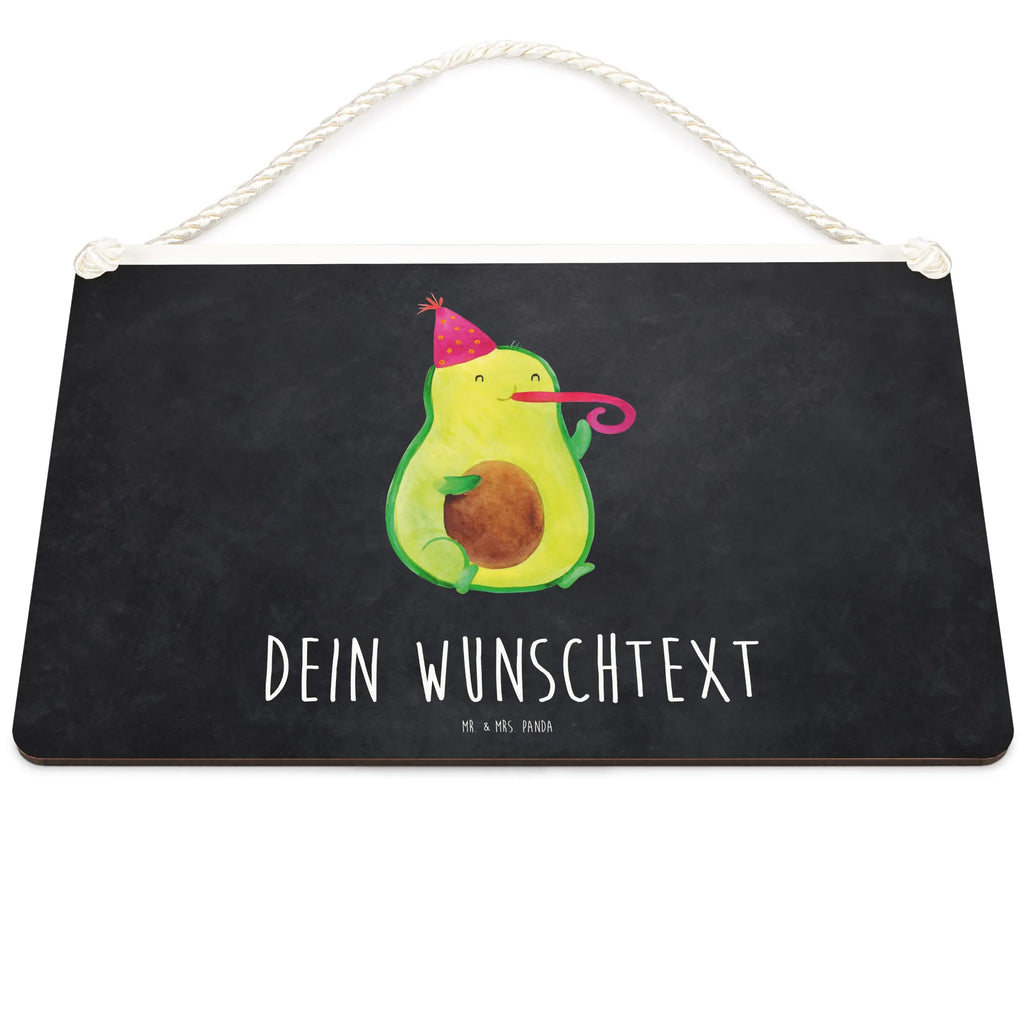 Personalisiertes Deko Schild Avocado Party Time Dekoschild, Deko Schild, Schild, Tür Schild, Türschild, Holzschild, Wandschild, Wanddeko, Avocado, Veggie, Vegan, Gesund