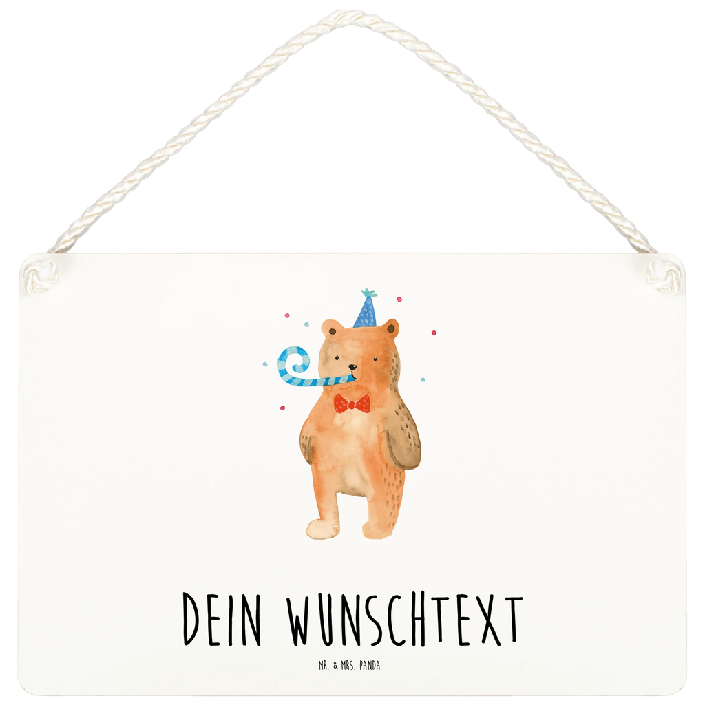 Personalisiertes Deko Schild Birthday Bär Dekoschild, Deko Schild, Schild, Tür Schild, Türschild, Holzschild, Wandschild, Wanddeko, Bär, Teddy, Teddybär, Happy Birthday, Alles Gute, Glückwunsch, Geburtstag