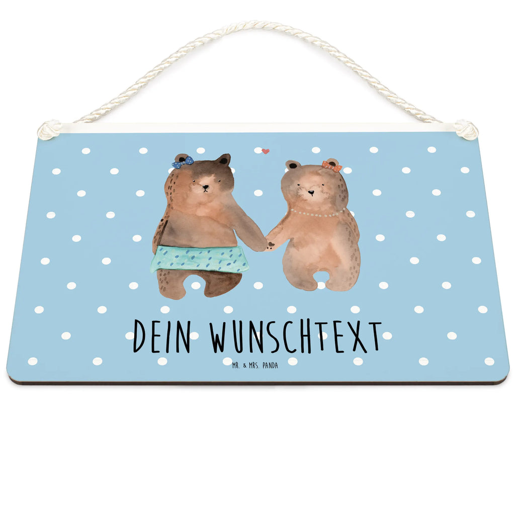 Personalisiertes Deko Schild Bär Freundin Dekoschild, Deko Schild, Schild, Tür Schild, Türschild, Holzschild, Wandschild, Wanddeko, Bär, Teddy, Teddybär, Bär Freundin Beste Freund Liebe Liebesbeweis Verliebt Kumpel Kumpeliene