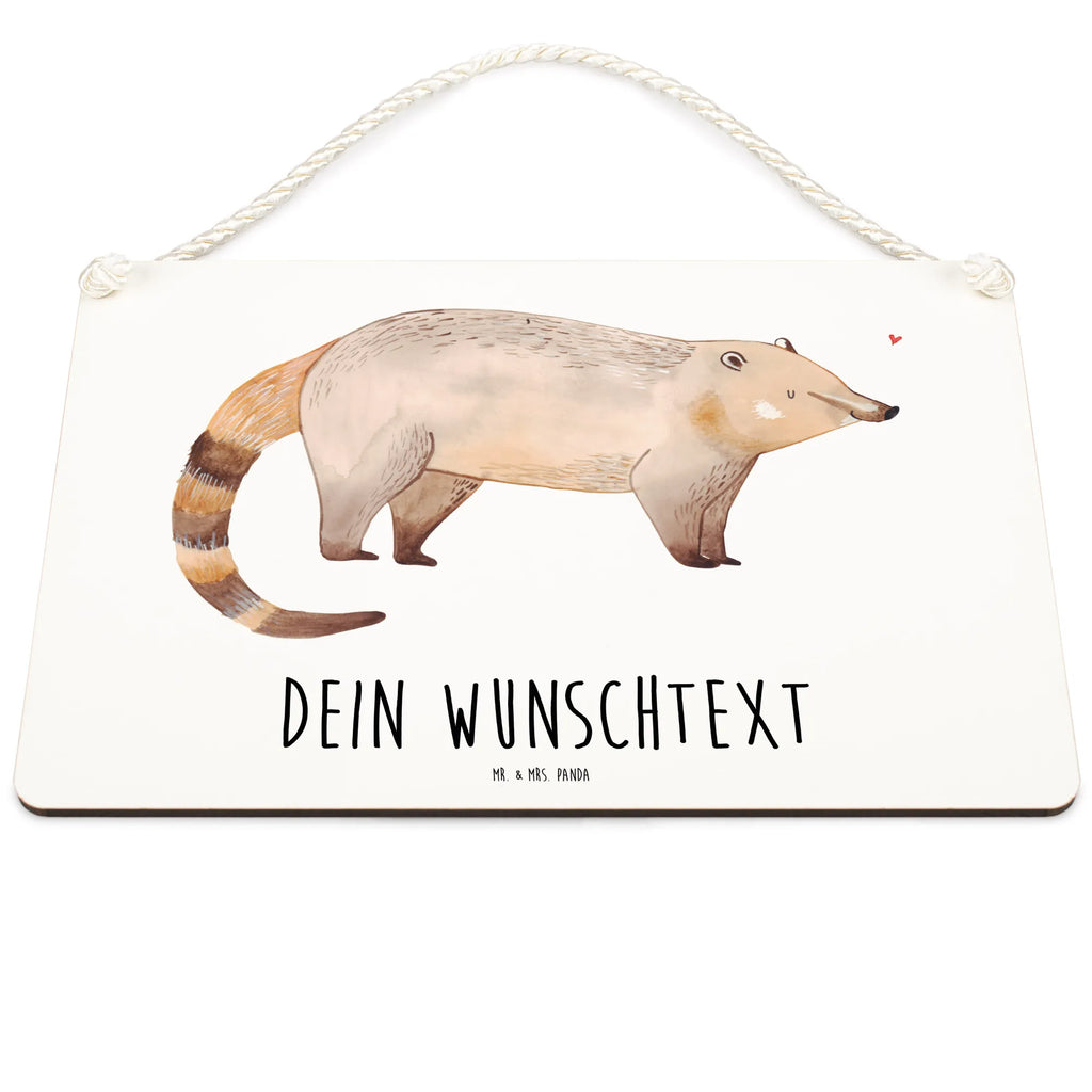 Personalisiertes Deko Schild Nasenbär Dekoschild, Deko Schild, Schild, Tür Schild, Türschild, Holzschild, Wandschild, Wanddeko, Tiermotive, Gute Laune, lustige Sprüche, Tiere, Nasenbär, Nasenbären, Rüsselbär, Bär