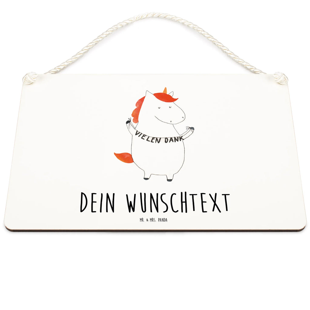 Personalisiertes Deko Schild Einhorn Vielen Dank Dekoschild, Deko Schild, Schild, Tür Schild, Türschild, Holzschild, Wandschild, Wanddeko, Einhorn, Einhörner, Einhorn Deko, Pegasus, Unicorn, Danke, vielen Dank, Dankeschön, Danksagung