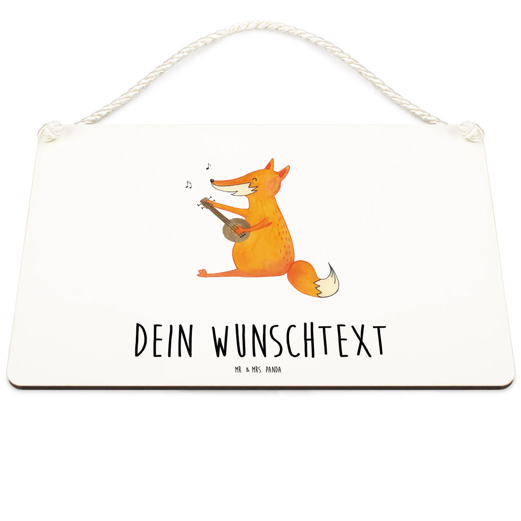 Personalisiertes Deko Schild Fuchs Gitarre Dekoschild, Deko Schild, Schild, Tür Schild, Türschild, Holzschild, Wandschild, Wanddeko, Fuchs, Füchse, Geschenk Musiker, Musik Spruch, Musikerin, Sänger, Sängerin, Gitarre