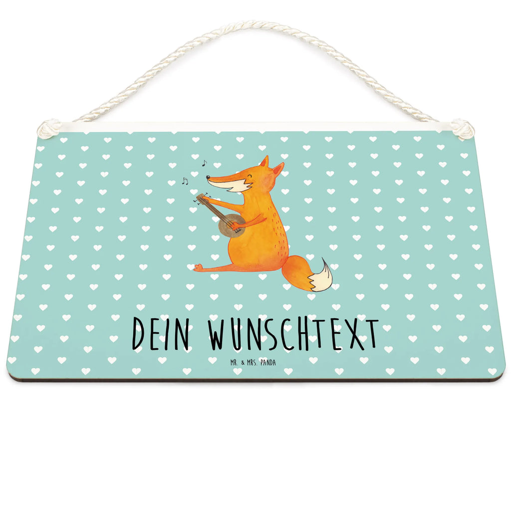 Personalisiertes Deko Schild Fuchs Gitarre Dekoschild, Deko Schild, Schild, Tür Schild, Türschild, Holzschild, Wandschild, Wanddeko, Fuchs, Füchse, Geschenk Musiker, Musik Spruch, Musikerin, Sänger, Sängerin, Gitarre