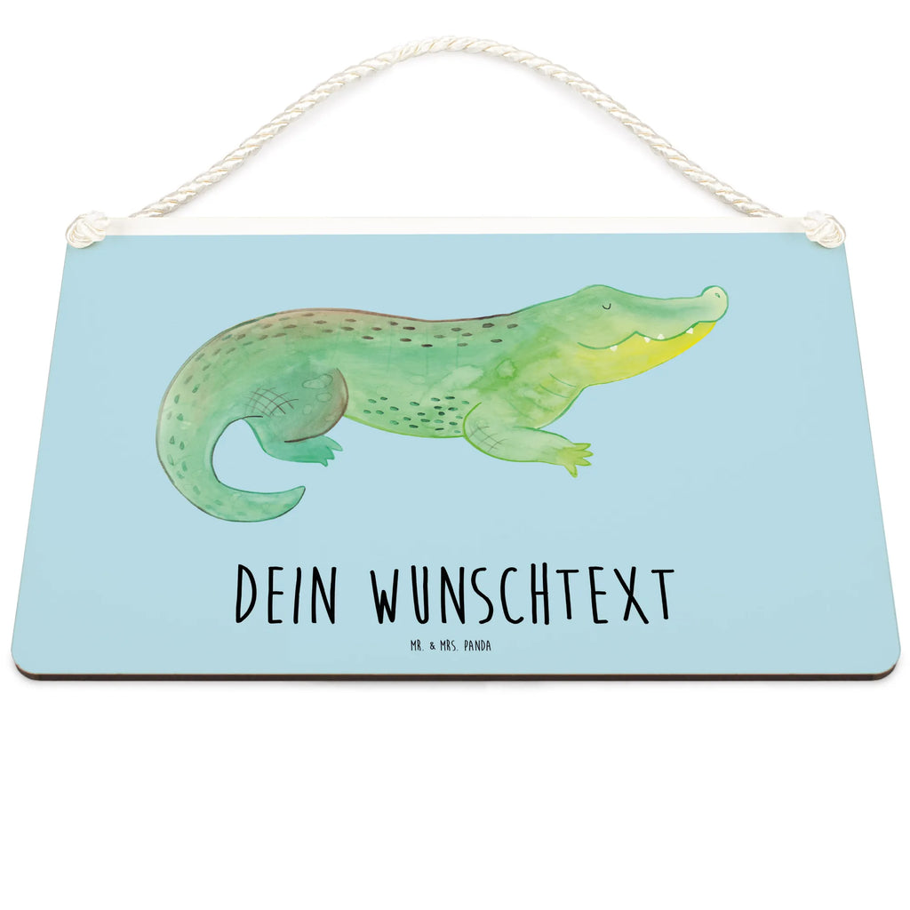 Personalisiertes Deko Schild Krokodil Dekoschild, Deko Schild, Schild, Tür Schild, Türschild, Holzschild, Wandschild, Wanddeko, Meerestiere, Meer, Urlaub, Krokodil, Krokodile, verrückt sein, spontan sein, Abenteuerlust, Reiselust, Freundin, beste Freundin, Lieblingsmensch