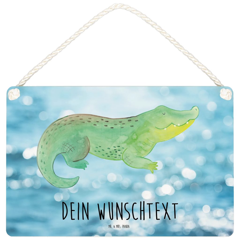 Personalisiertes Deko Schild Krokodil Dekoschild, Deko Schild, Schild, Tür Schild, Türschild, Holzschild, Wandschild, Wanddeko, Meerestiere, Meer, Urlaub, Krokodil, Krokodile, verrückt sein, spontan sein, Abenteuerlust, Reiselust, Freundin, beste Freundin, Lieblingsmensch