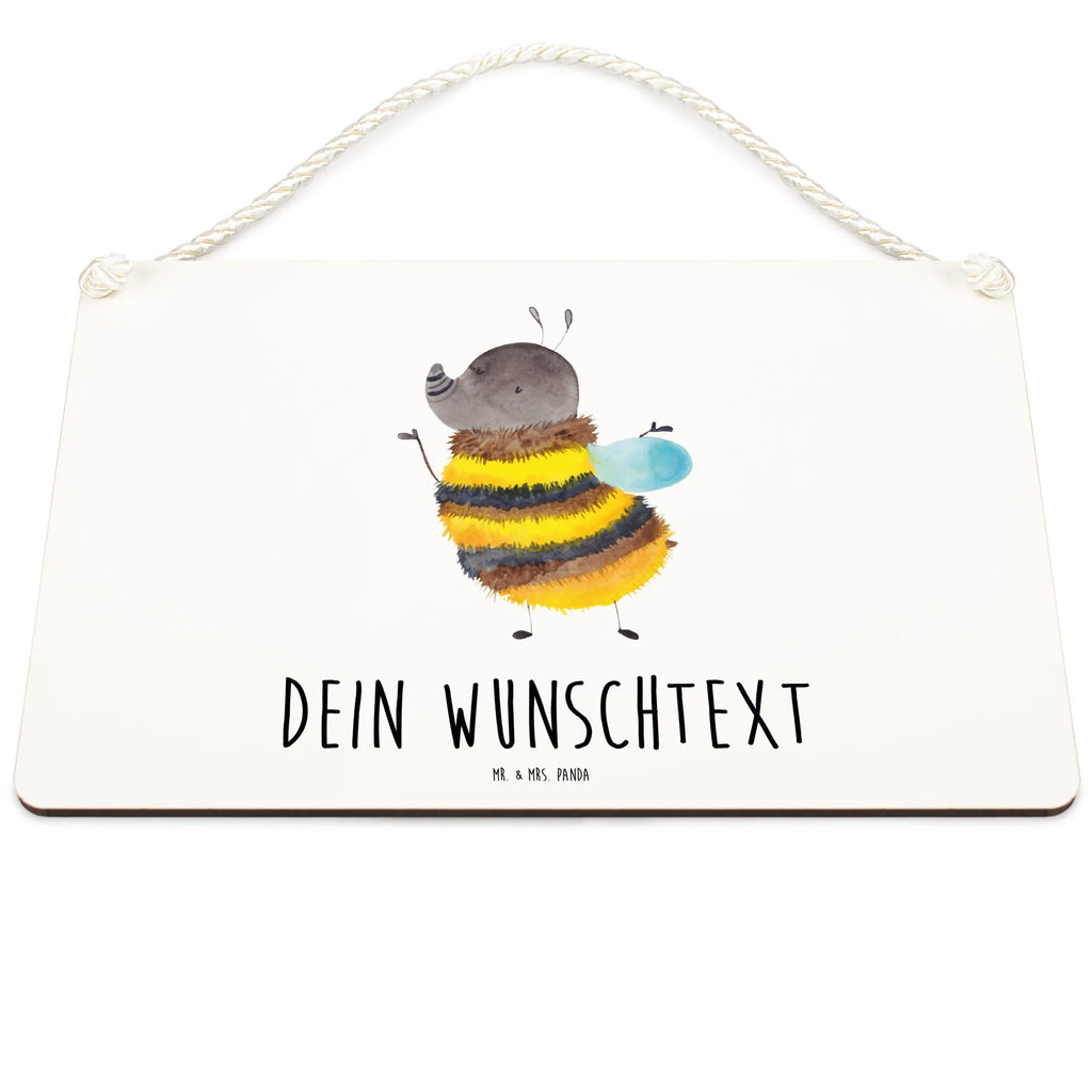 Personalisiertes Deko Schild Hummel flauschig Dekoschild, Deko Schild, Schild, Tür Schild, Türschild, Holzschild, Wandschild, Wanddeko, Tiermotive, Gute Laune, lustige Sprüche, Tiere, Hummel, Flauschig, Biene, Blume, Natur