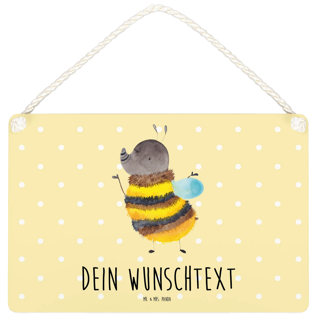 Personalisiertes Deko Schild Hummel flauschig Dekoschild, Deko Schild, Schild, Tür Schild, Türschild, Holzschild, Wandschild, Wanddeko, Tiermotive, Gute Laune, lustige Sprüche, Tiere, Hummel, Flauschig, Biene, Blume, Natur