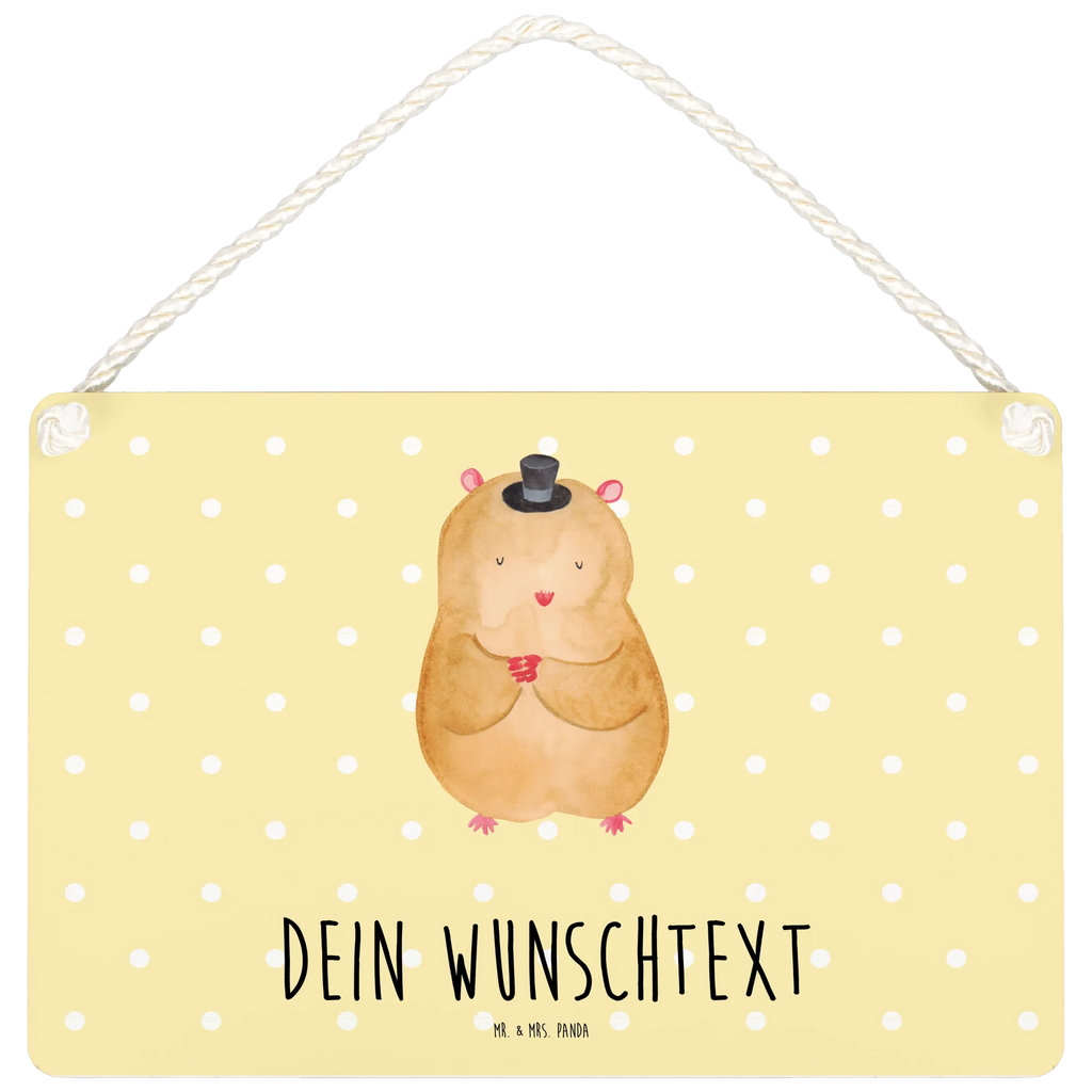 Personalisiertes Deko Schild Hamster Hut Dekoschild, Deko Schild, Schild, Tür Schild, Türschild, Holzschild, Wandschild, Wanddeko, Tiermotive, Gute Laune, lustige Sprüche, Tiere, Hamster, Hut, Magier, Zylinder, Zwerghamster, Zauberer