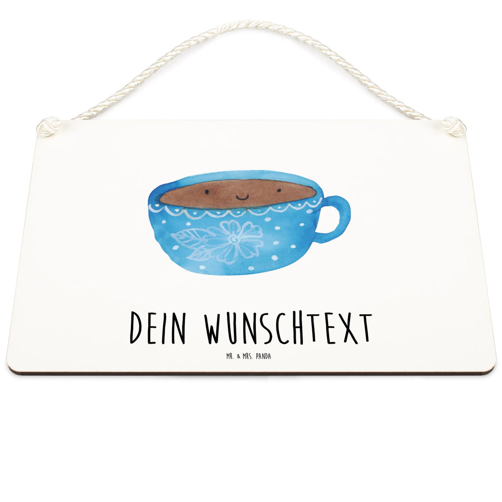 Personalisiertes Deko Schild Kaffee Tasse Dekoschild, Deko Schild, Schild, Tür Schild, Türschild, Holzschild, Wandschild, Wanddeko, Tiermotive, Gute Laune, lustige Sprüche, Tiere, Kaffee, Tasse, Liebe, Geschmack, Genuss, Glücklich