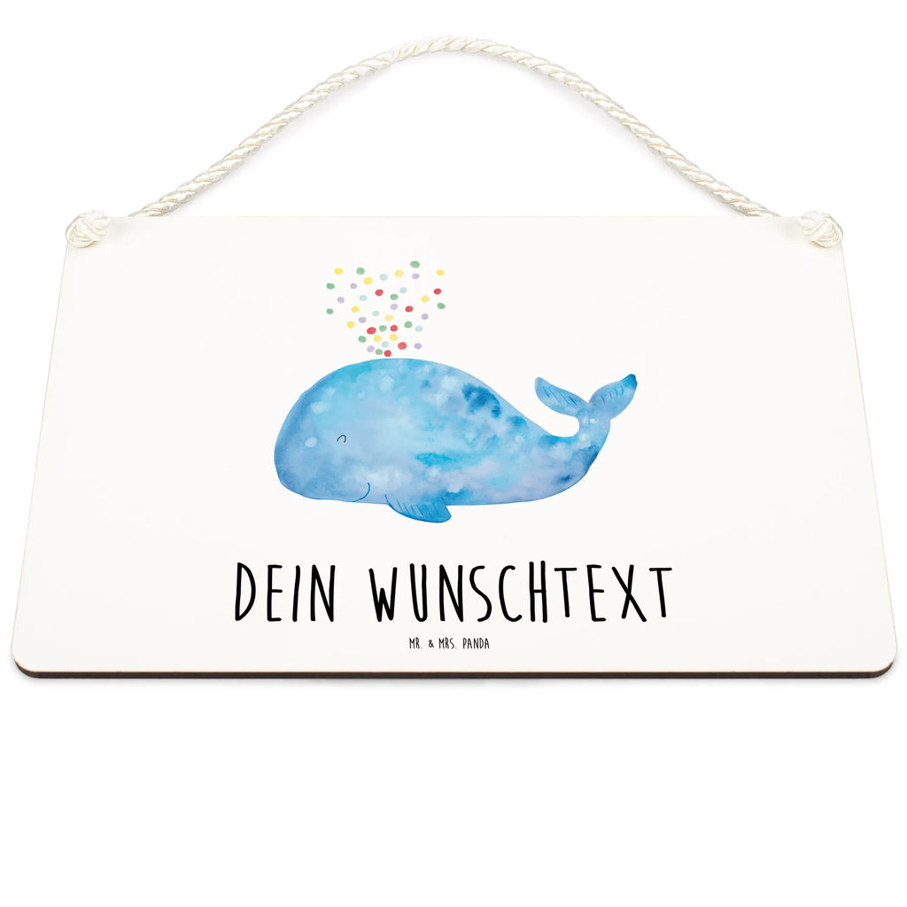 Personalisiertes Deko Schild Wal Konfetti Dekoschild, Deko Schild, Schild, Tür Schild, Türschild, Holzschild, Wandschild, Wanddeko, Meerestiere, Meer, Urlaub, Wal, Konfetti, Wale, Motivation, Neuanfang, Trennung, Diät, Abnehmen, Neustart, Lebensabschnitt, Geburtstag