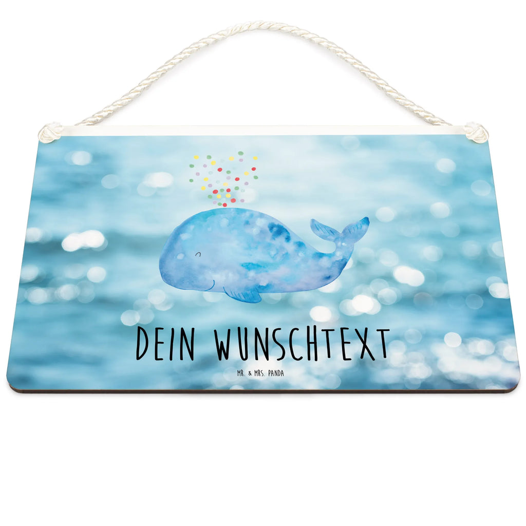 Personalisiertes Deko Schild Wal Konfetti Dekoschild, Deko Schild, Schild, Tür Schild, Türschild, Holzschild, Wandschild, Wanddeko, Meerestiere, Meer, Urlaub, Wal, Konfetti, Wale, Motivation, Neuanfang, Trennung, Diät, Abnehmen, Neustart, Lebensabschnitt, Geburtstag