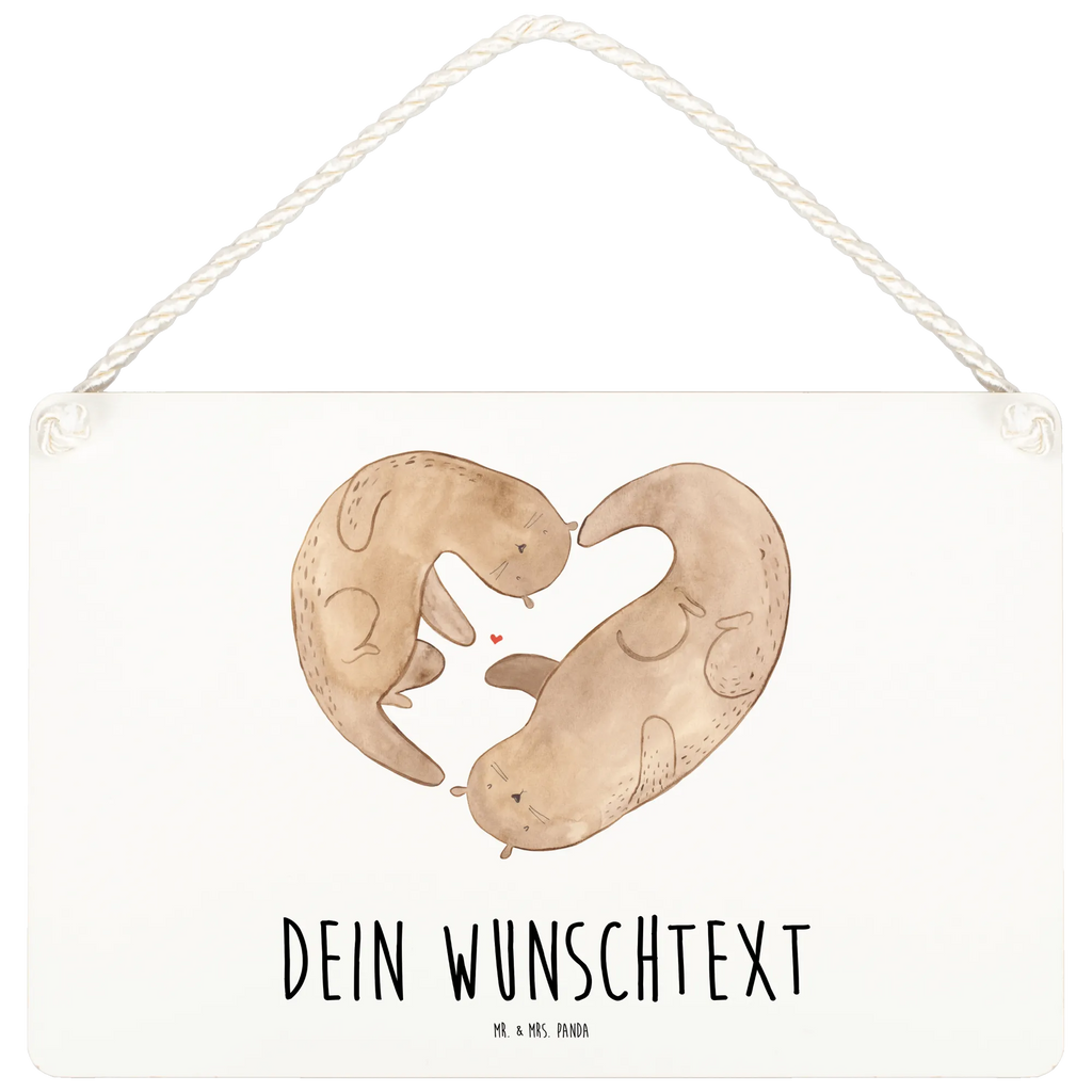 Personalisiertes Deko Schild Otter Herz Dekoschild, Deko Schild, Schild, Tür Schild, Türschild, Holzschild, Wandschild, Wanddeko, Otter, Fischotter, Seeotter, Liebe, Herz, Liebesbeweis, Liebesgeschenk, Bessere Hälfte, Love you, Jahrestag, Hochzeitstag, Verlobung, gemeinsames Leben