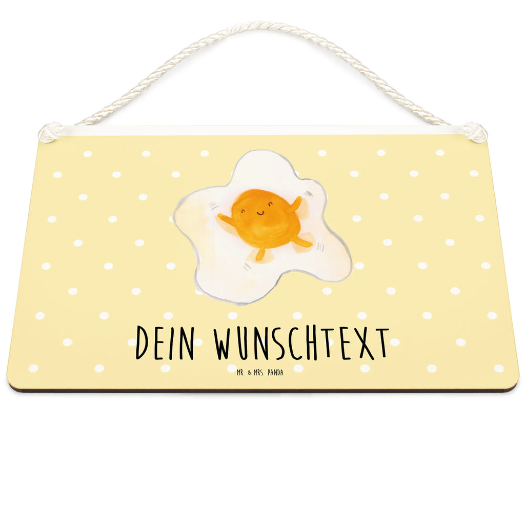 Personalisiertes Deko Schild Spiegelei Ei Dekoschild, Deko Schild, Schild, Tür Schild, Türschild, Holzschild, Wandschild, Wanddeko, Tiermotive, Gute Laune, lustige Sprüche, Tiere, Ei, Spiegelei, Schön, Tag, Glücklich, Liebe