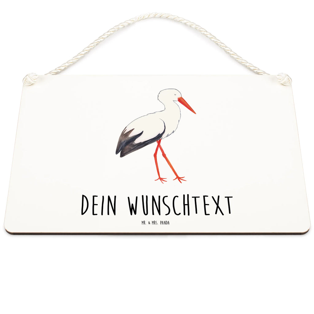 Personalisiertes Deko Schild Storch Dekoschild, Deko Schild, Schild, Tür Schild, Türschild, Holzschild, Wandschild, Wanddeko, Tiermotive, Gute Laune, lustige Sprüche, Tiere, Storch, Störche, Schwangerschaft, Geburt, Mutter, Mütter, Mutter werden, Schwanger, Babybauch, Baby