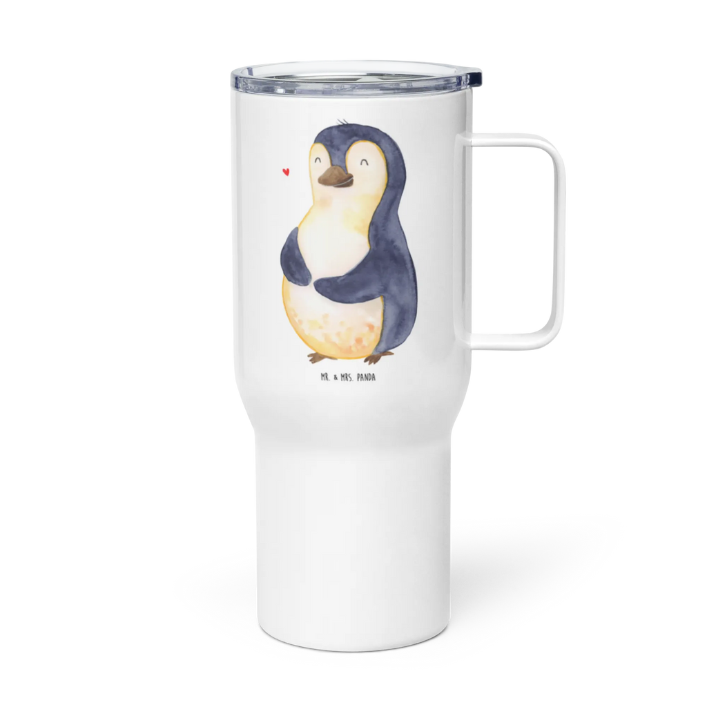 XXL Thermobecher Pinguin Diät Thermobecher, XL Thermobecher, Reisebecher, XL Reisetasse, Großer Thermobecher, Autobecher, Jumbo Becher, Pinguin, Pinguine, Diät, Abnehmen, Abspecken, Gewicht, Motivation, Selbstliebe, Körperliebe, Selbstrespekt